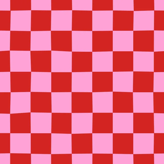 Servietten Chess Pattern red pink