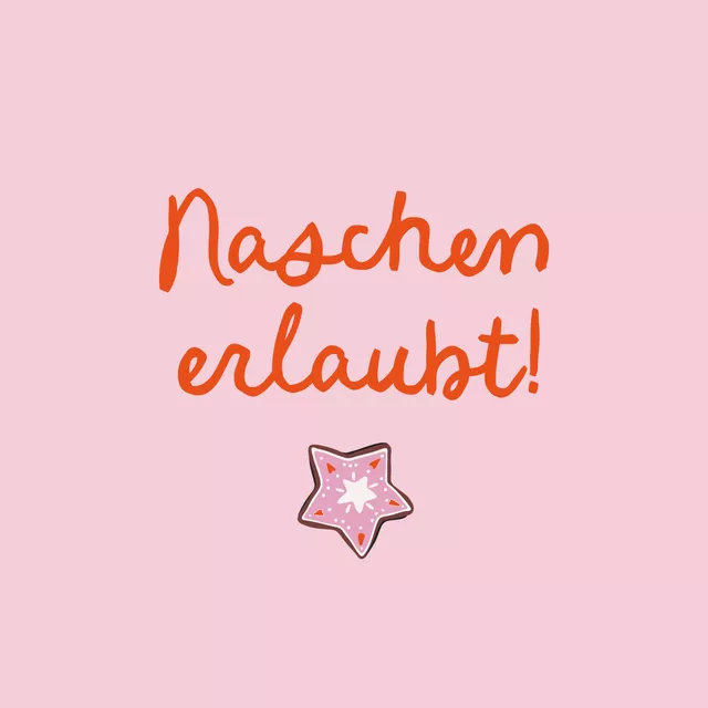 Tischset Naschen erlaubt