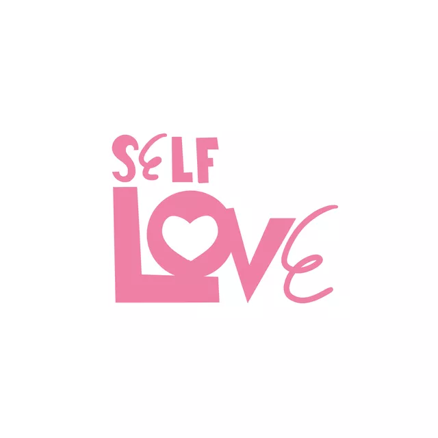 Tischset Self love rosa