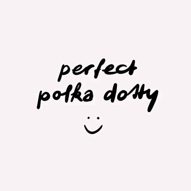Servietten Typo perfect polka dotty