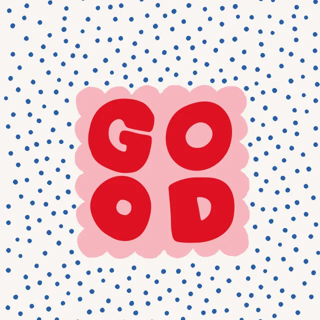 Kissen Good Dots Rosa