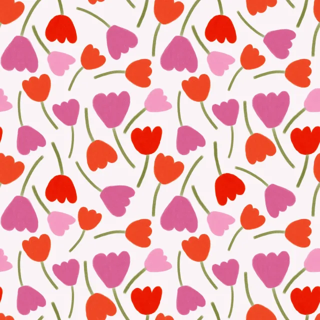 Bettwäsche Tulpenmuster