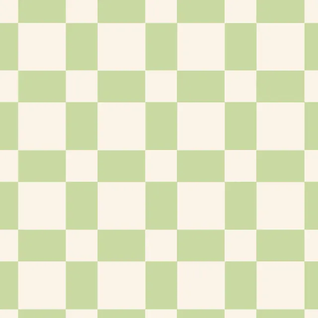 Dekovorhang Hellgrün weiß Karo