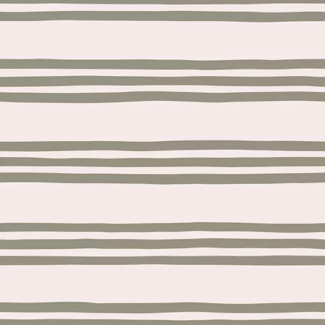 Kissen Streifen Grün Beige