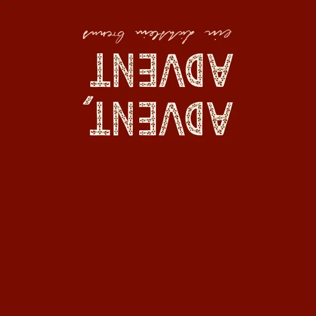 Tischläufer Advent Advent Rot