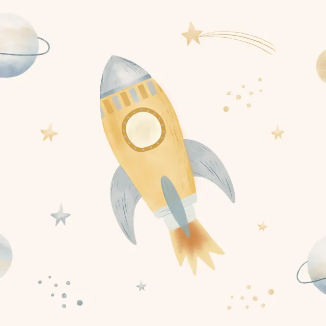 Bettwäsche Sanftes Weltraum