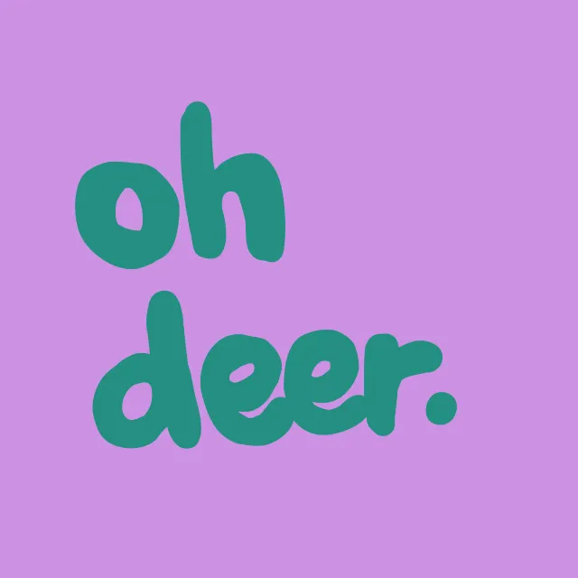 Tischset Oh Deer 2