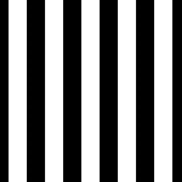 Kissen Simple Stripes Black And White