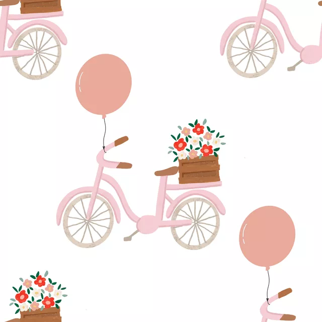 Bodenkissen Sommertage Fahrrad