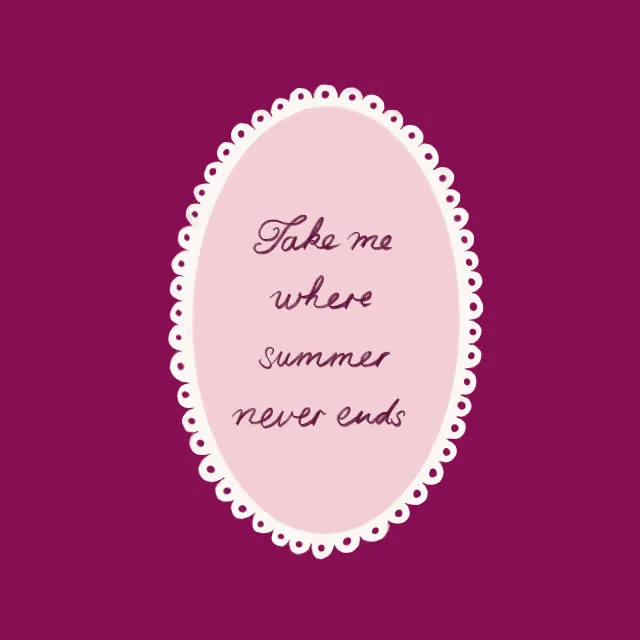 Kissen Take me - Magenta