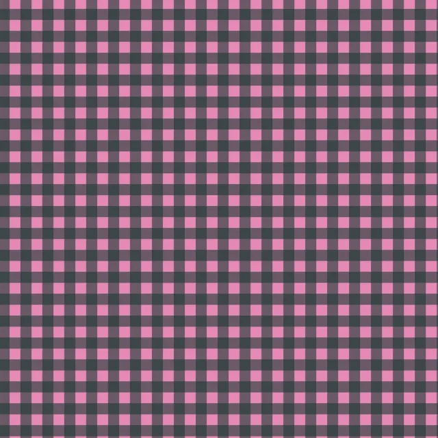 Kissen Mistletoe Gingham Pink Grün