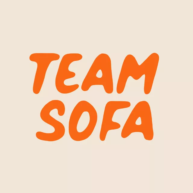 Kissen Team Sofa orange