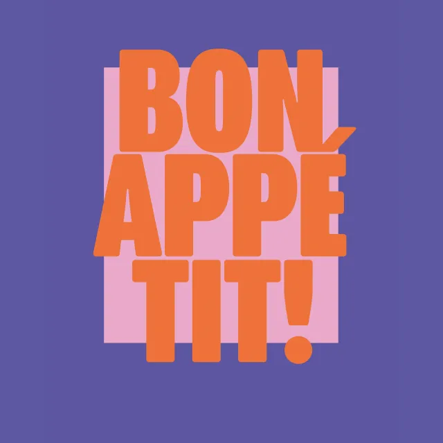 Servietten BonAppetit blau