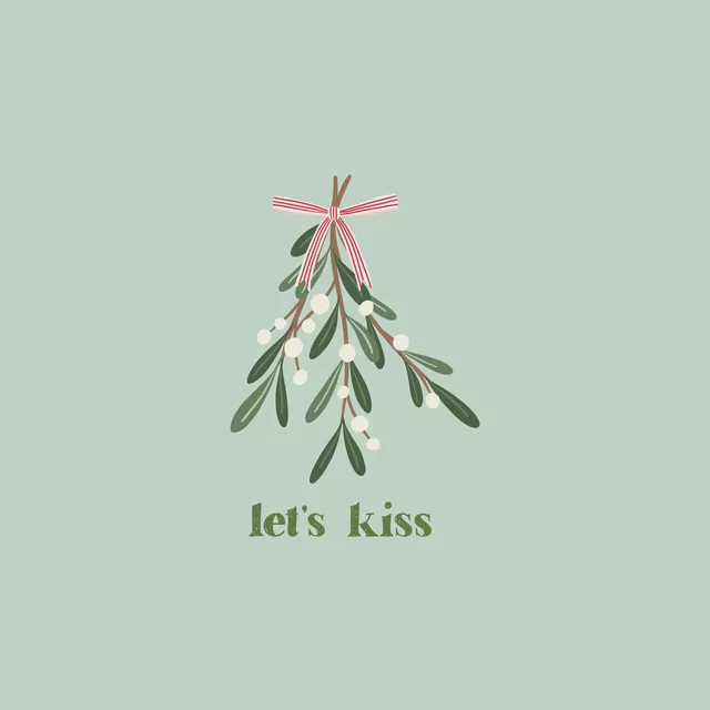 Kissen Mistelnstrauss Minze