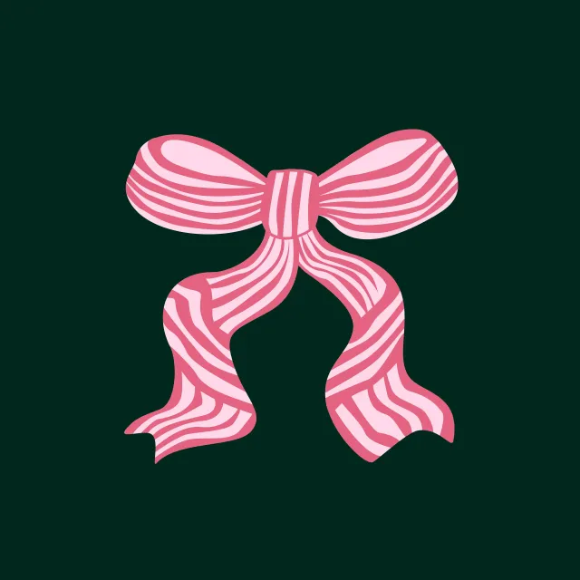 Kissen Festive Christmas Bow green