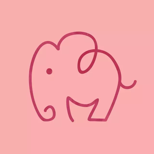 Bettwäsche Roter Elefant