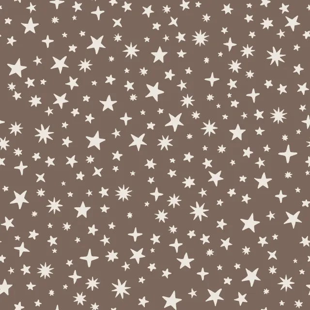 Tischläufer Sterne braun