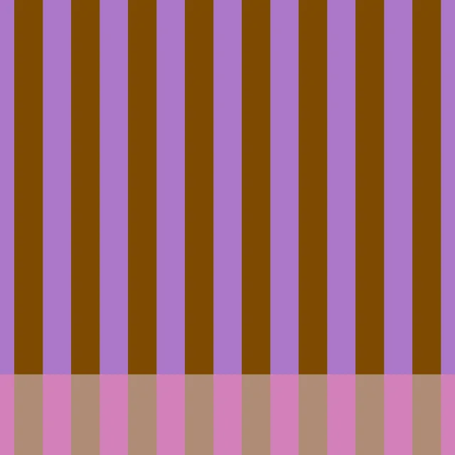 Bankauflage Streifen lila braun