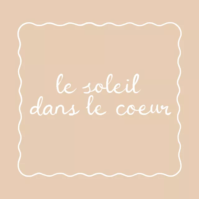 Kissen le soleil dans le coeur