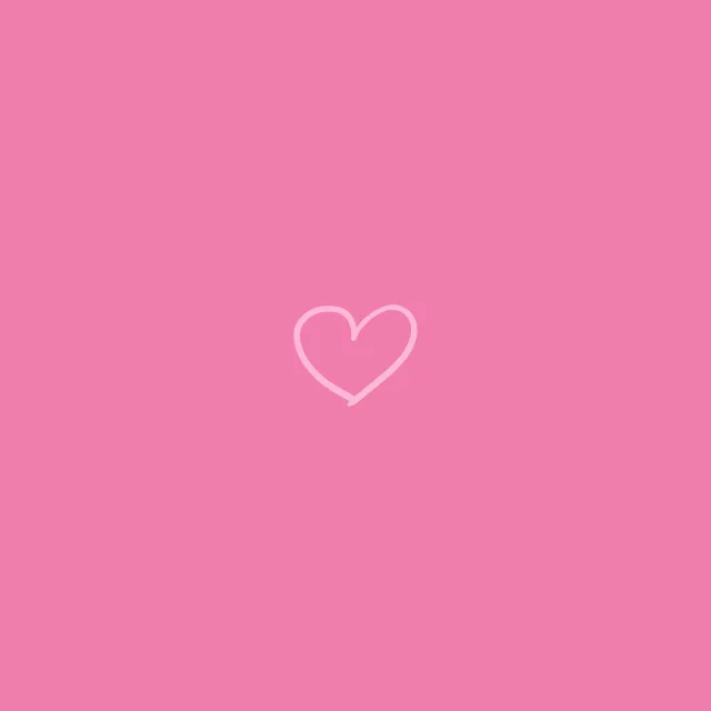 Kissen Simple Heart pink