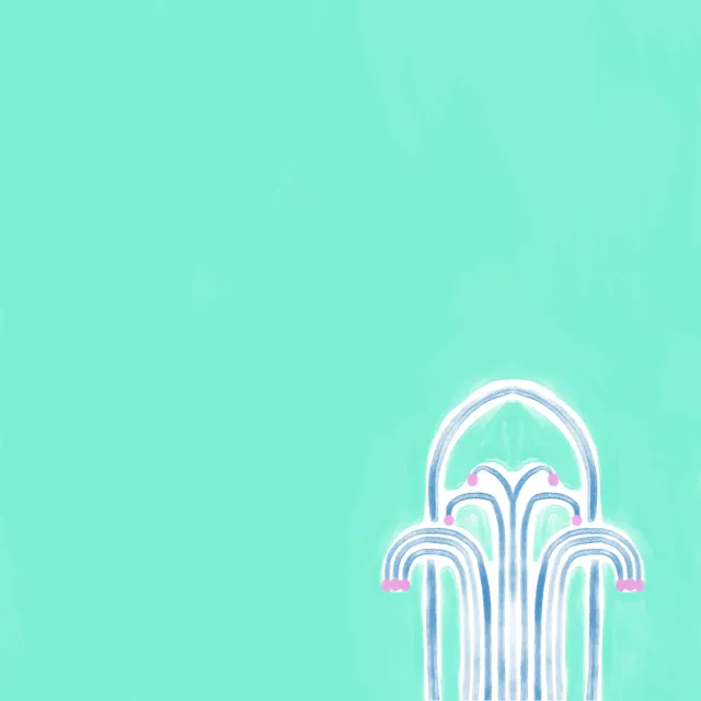 Servietten Fliese Türkis