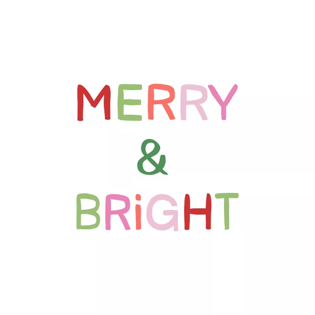 Servietten Merry and Bright