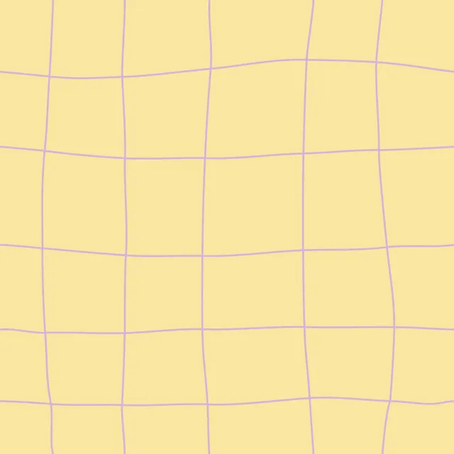 Tischläufer Karierte Wellen Gelb