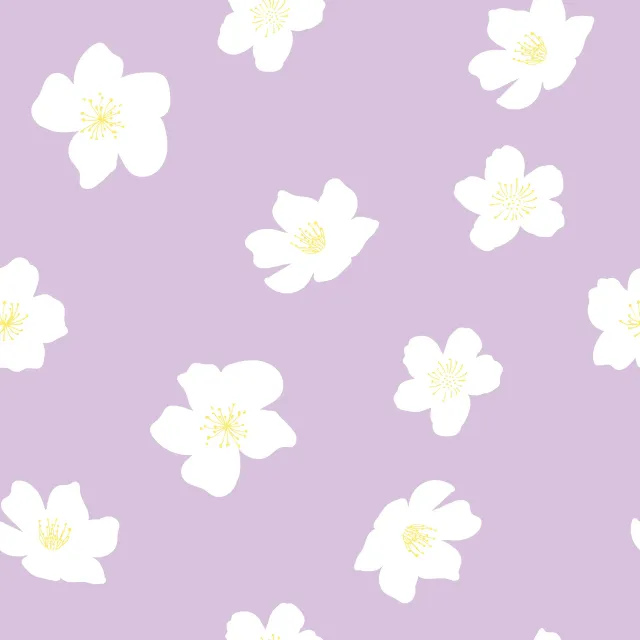 Tischset Ostern Kirschblüten lila