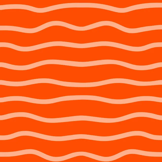 Bodenkissen Coastal summer wellen rot