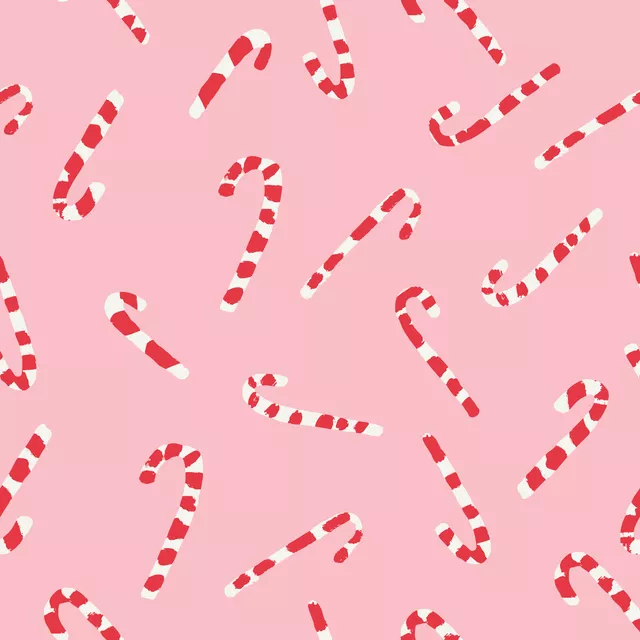 Tischläufer Sophies Zuckerstangen rosa