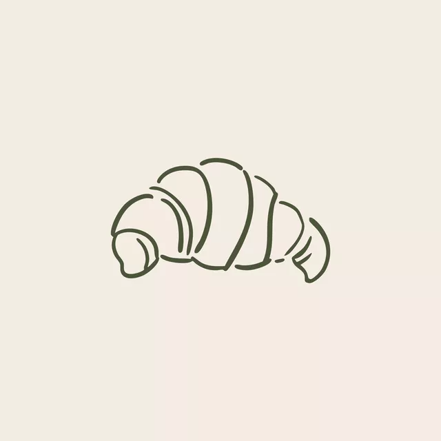 Geschirrtücher French Croissant