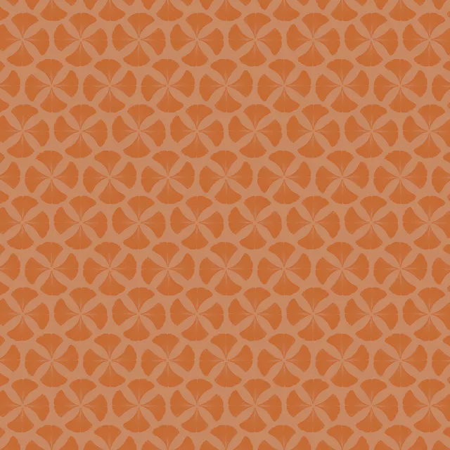 Kissen Gingkoblätter Rost