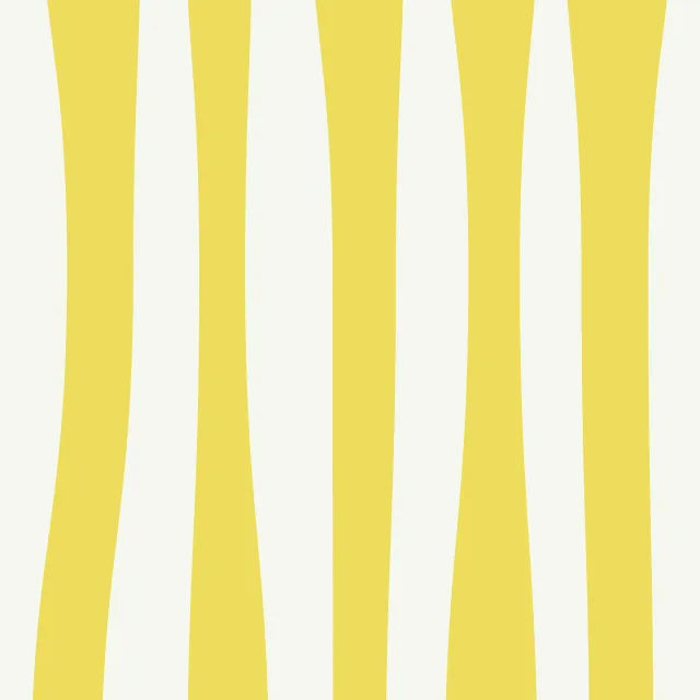 Sitzkissen Santorini Streifen Gelb