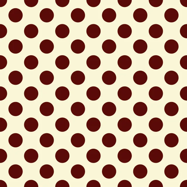 Dekovorhang Polka Dots brown vanilla