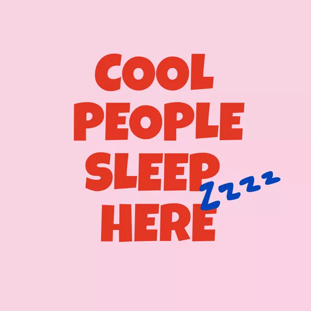 Kissen Coole People Sleep Here