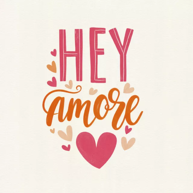 Kissen Hey Amore Off White