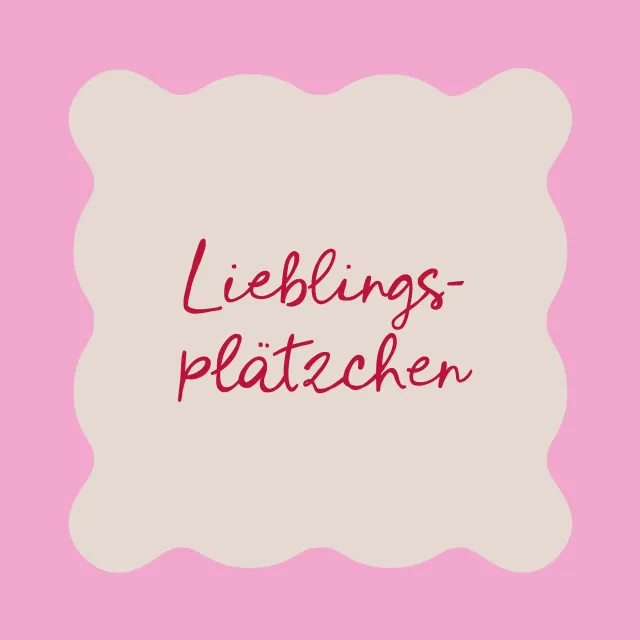 Kissen Lieblingsplätzchen rosa