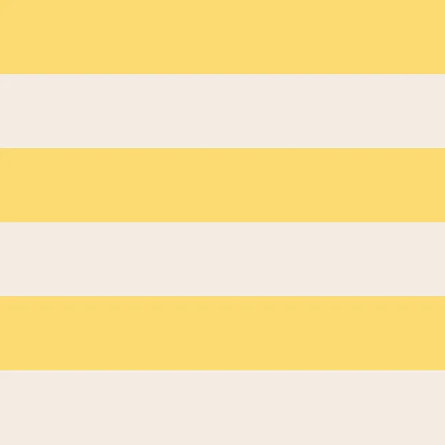 Kissen gelbe-beige breite Streifen