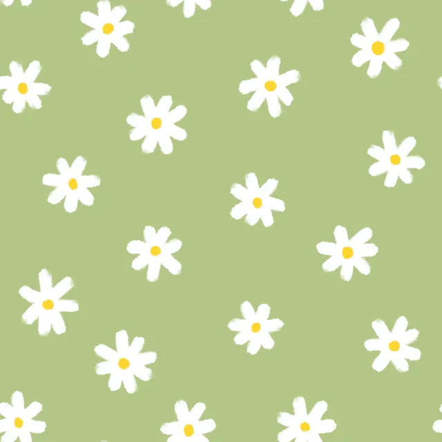 Raffrollo Gänseblümchen fein