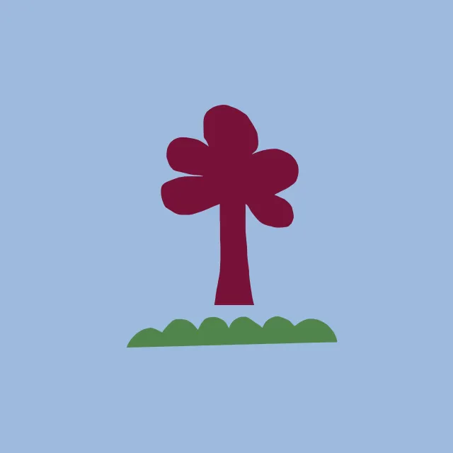 Servietten Frühling Baum hellblau