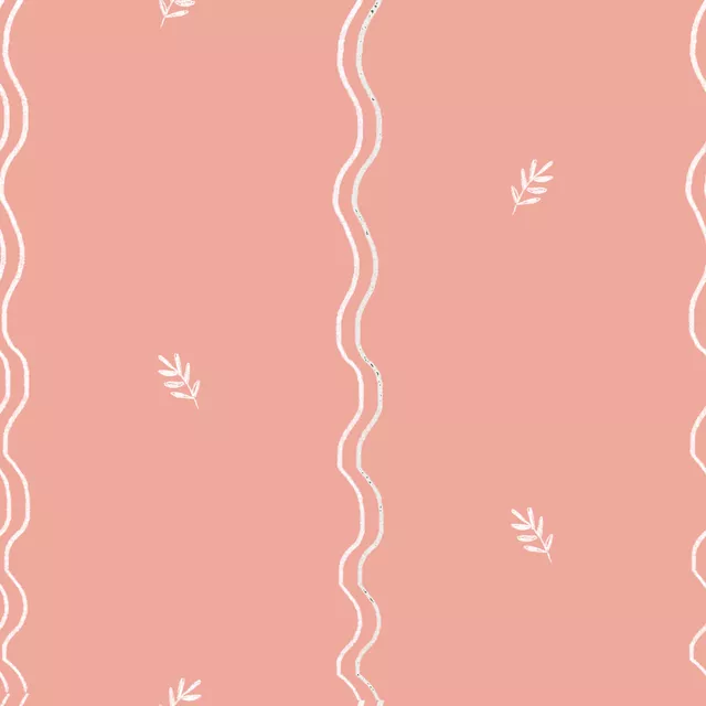 Kissen little leaves rosa