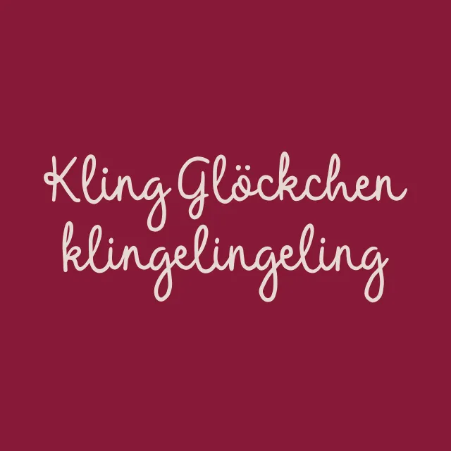 Servietten Kling Glöckchen rot
