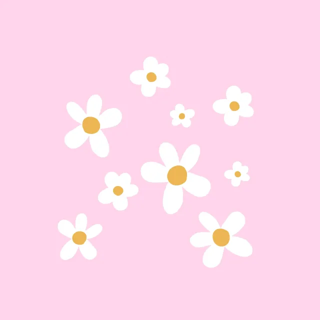 Servietten Margeriten Pink Daisy