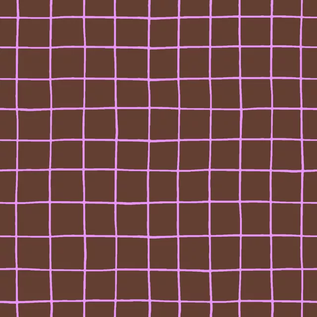 Sitzkissen checks braun pink