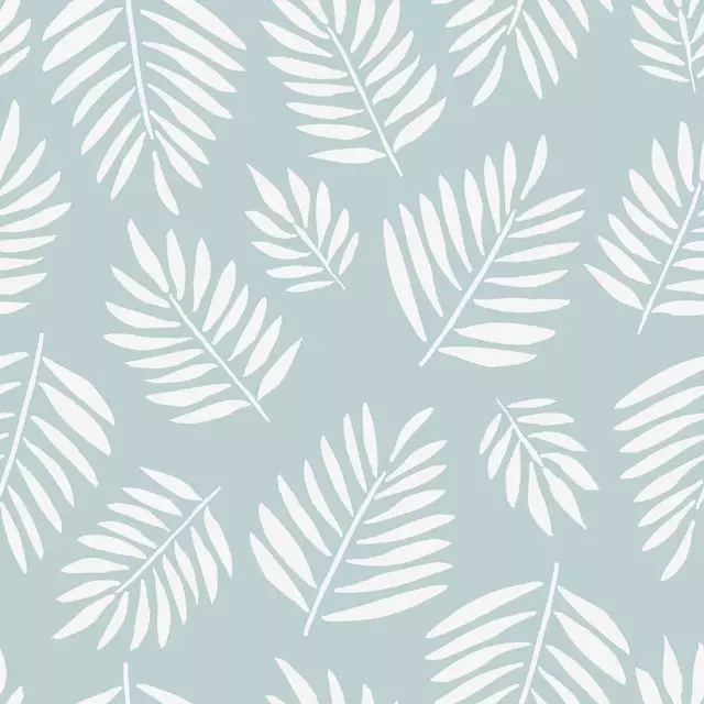 Kissen Tropical Leaves mint