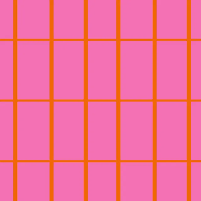 Bettwäsche Pink Orange Kariert