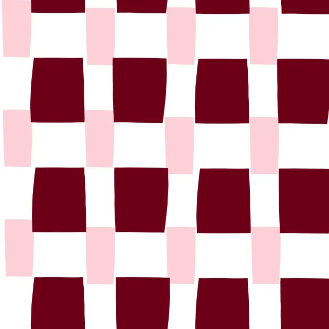 Dekovorhang Karo Blush & Beerenrot