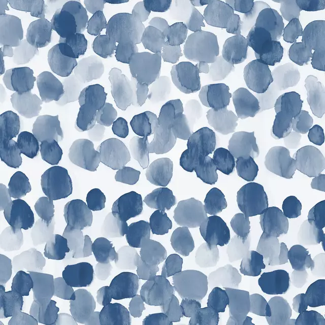 Kissen Blue splatter