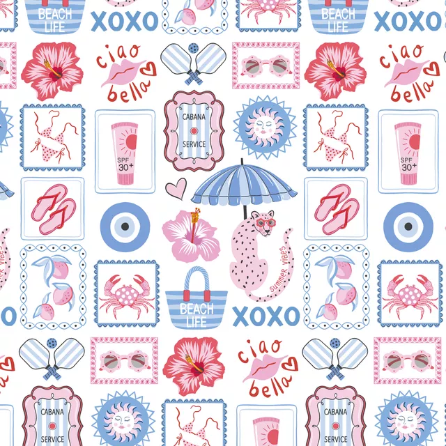 Bankauflage cool girl summer