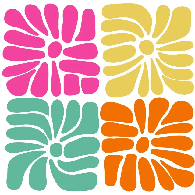 Raffrollo Matisse Summer Florals